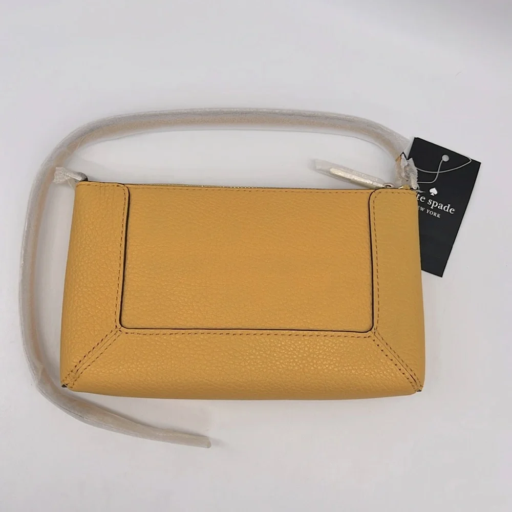 Kate Spade Lena Convertible Wristlet Daffodil - Picture 2 of 14